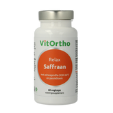 VitOrtho Saffraan relax 60.00 Vegetarische capsules