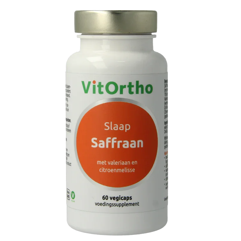 VitOrtho Saffraan slaap 60 Vegetarische capsules