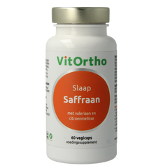 VitOrtho Saffraan slaap 60.00 Vegetarische capsules
