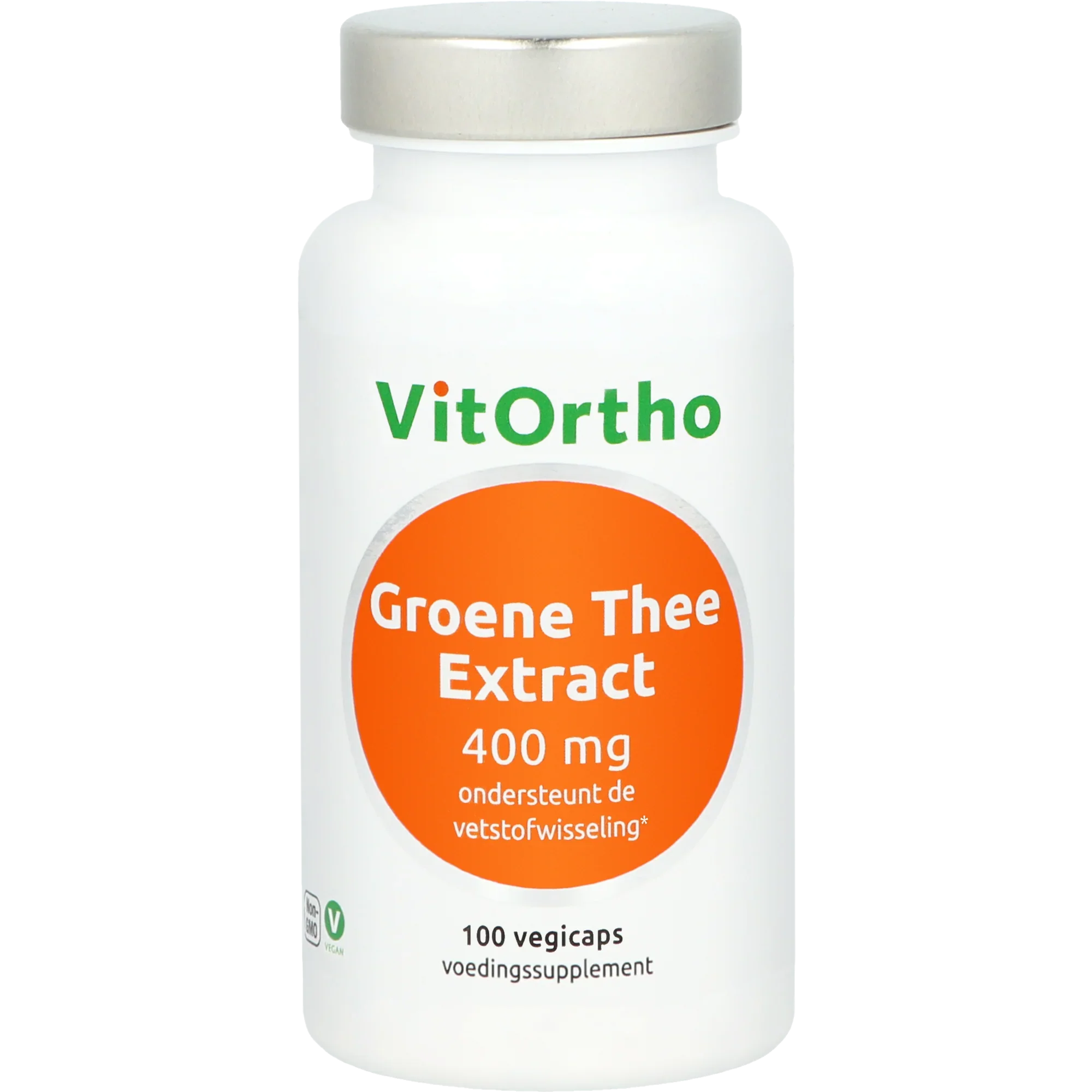 VitOrtho Groene thee extract 400 mg 100 Capsules