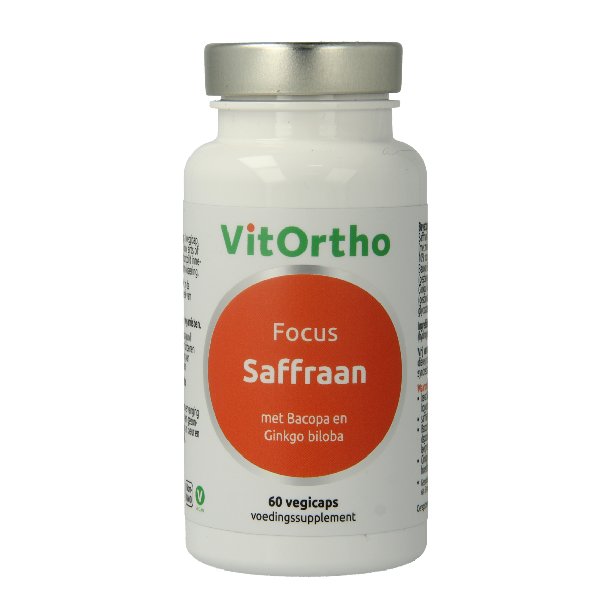 VitOrtho Saffraan focus 60.00 Vegetarische capsules