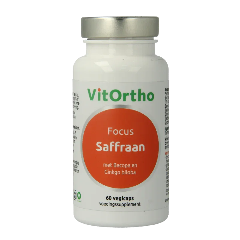 VitOrtho Saffraan focus 60 Vegetarische capsules