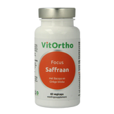 VitOrtho Saffraan focus 60 Vegetarische capsules