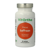 VitOrtho Saffraan focus 60.00 Vegetarische capsules