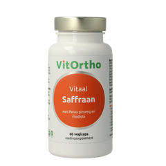 VitOrtho Saffraan vitaal 60 Vegetarische capsules
