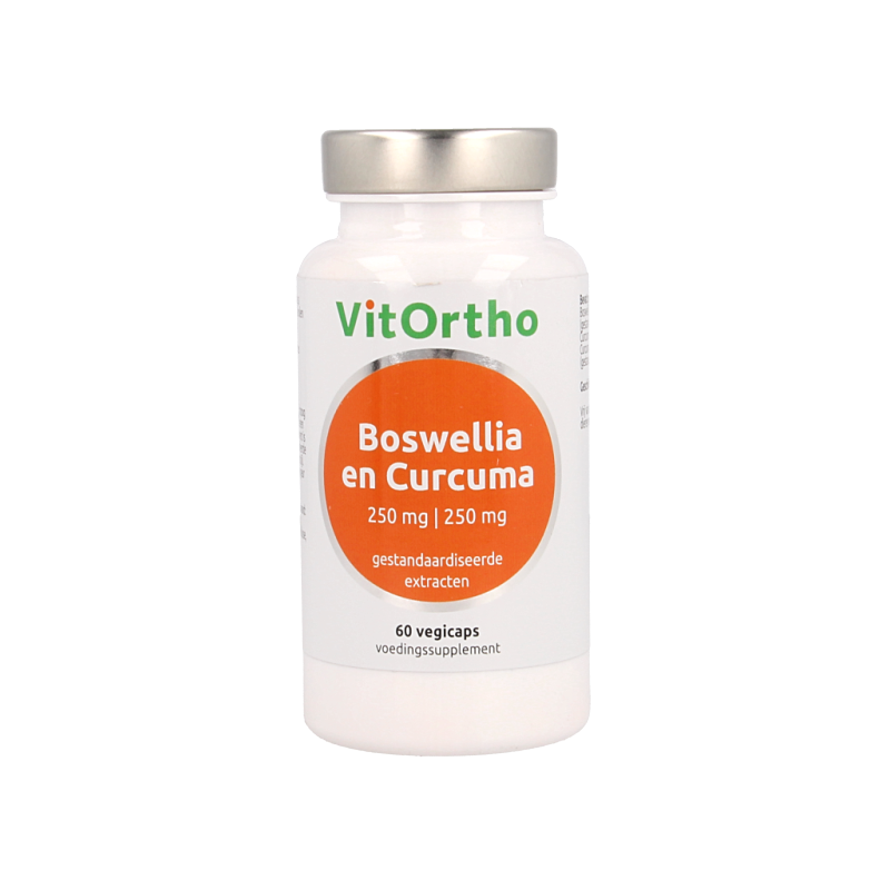 VitOrtho Boswellia 250mg en curcuma 250mg 60.00 Capsules