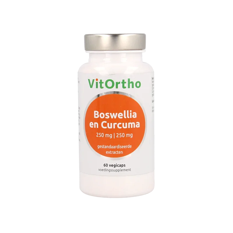 VitOrtho Boswellia 250mg en curcuma 250mg 60 Capsules