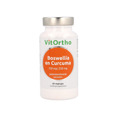 VitOrtho Boswellia 250mg en curcuma 250mg 60 Capsules