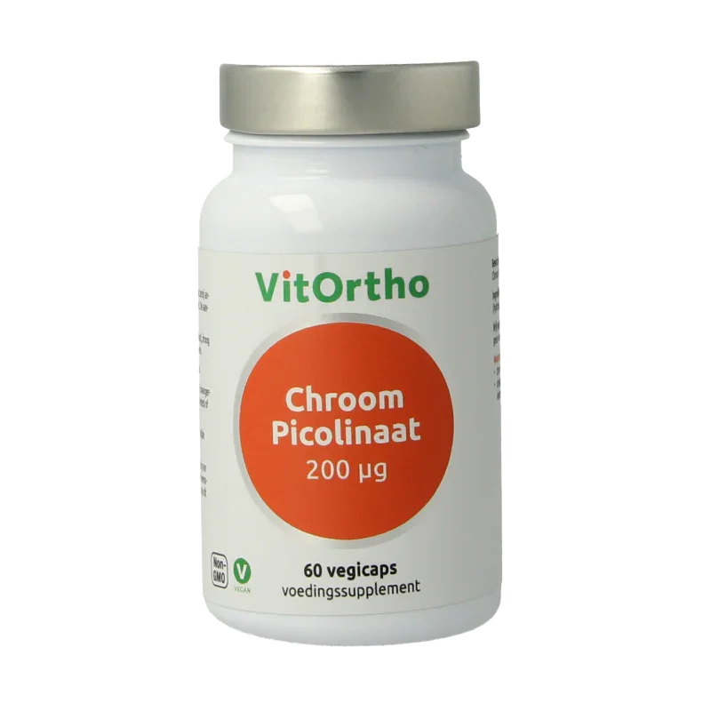 VitOrtho Chroom picolinaat 200mcg 60 Vegetarische capsules