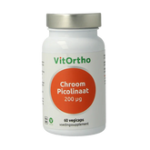 VitOrtho Chroom picolinaat 200mcg 60 Vegetarische capsules