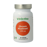 VitOrtho Chroom picolinaat 200mcg 60.00 Vegetarische capsules