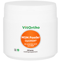 VitOrtho MSM poeder optimsm 250.00 Gram