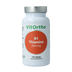 VitOrtho B1 thiamine 250mg 120.00 Vegetarische capsules