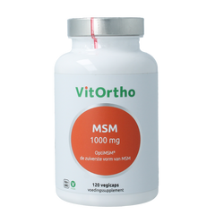 VitOrtho MSM 1000mg OptiMSM 120 Vegetarische capsules