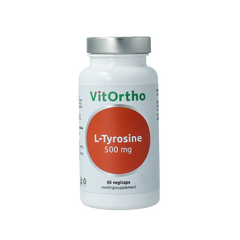 VitOrtho L-Tyrosine 500mg 60 Vegetarische capsules