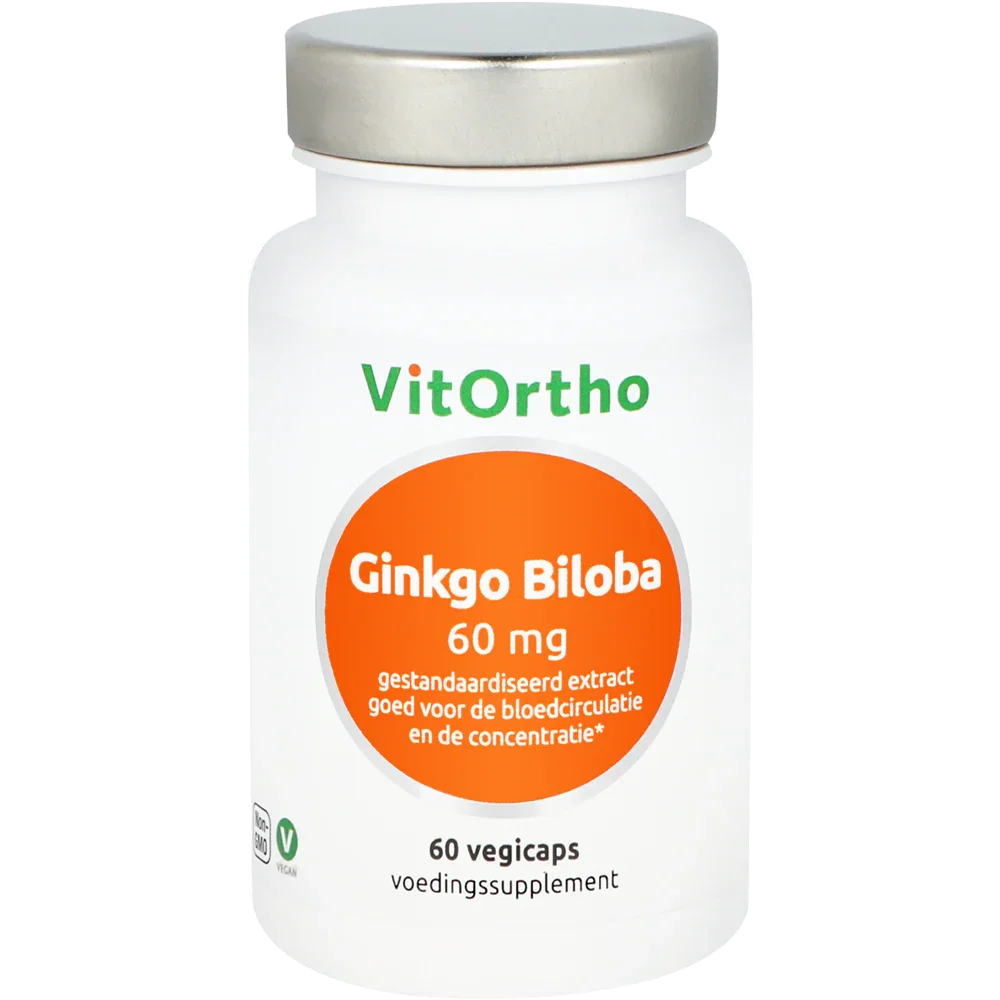 VitOrtho Ginkgo Biloba voorheen focusform 60 Vegetarische capsules