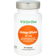 VitOrtho Ginkgo Biloba voorheen focusform 60 Vegetarische capsules