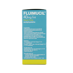 Fluimucil Drank 40mg/ml forte aardbei 200 Milliliter