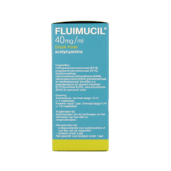Fluimucil Drank 40mg/ml forte aardbei 200.00 Milliliter