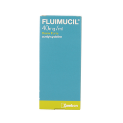 Fluimucil Drank 40mg/ml forte aardbei 200.00 Milliliter