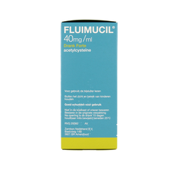 Fluimucil Drank 40mg/ml forte aardbei 200 Milliliter