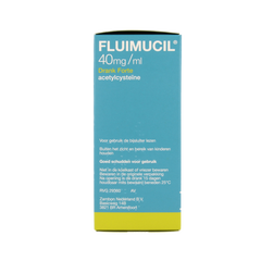 Fluimucil Drank 40mg/ml forte aardbei 200.00 Milliliter