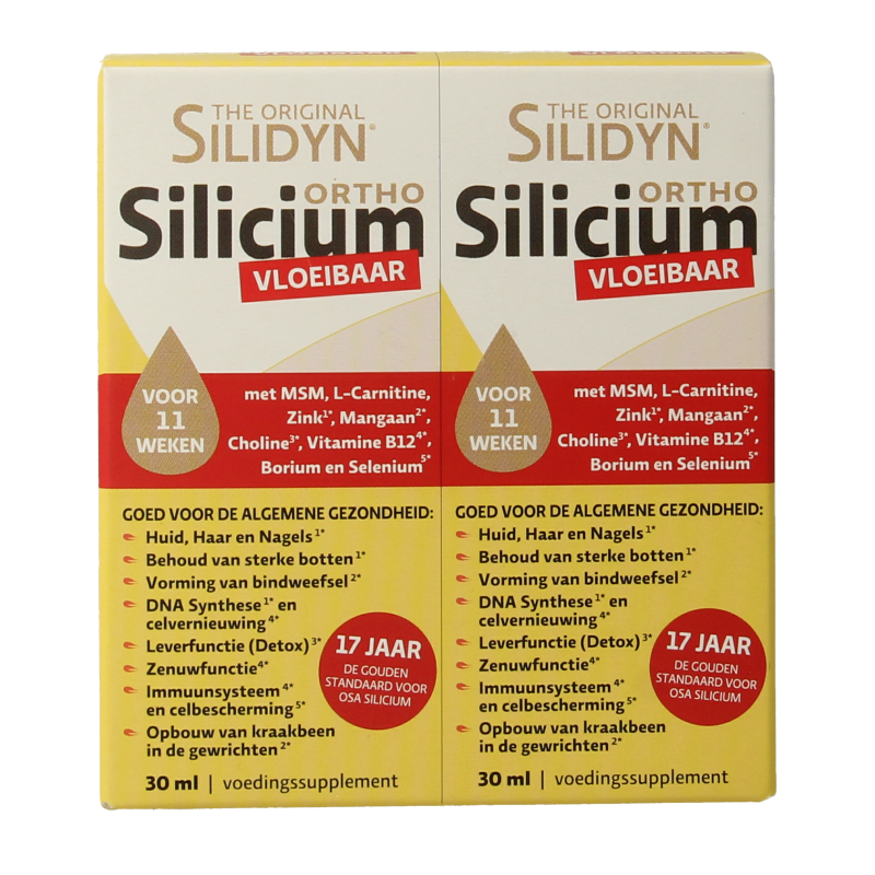 Silidyn Ortho silicium duoverpakking 2 x 30ml 60 Milliliter