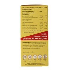 Silidyn Ortho silicium duoverpakking 2 x 30ml 60 Milliliter