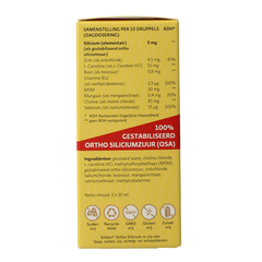 Silidyn Ortho silicium duoverpakking 2 x 30ml 60.00 Milliliter
