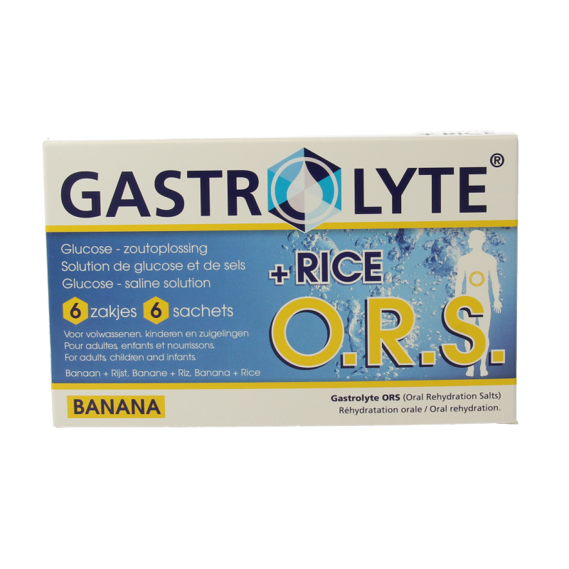 Gastrolyte O.R.S. rijst/banaan 6.00 Sachets