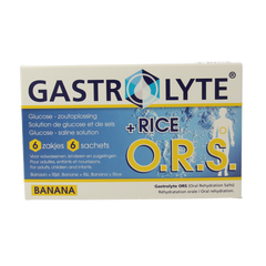 Gastrolyte O.R.S. rijst/banaan 6.00 Sachets