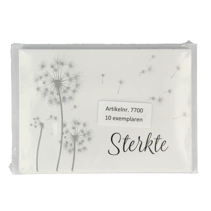 Spruyt Hillen Condoleance kaart & envelop SH 10 Stuks