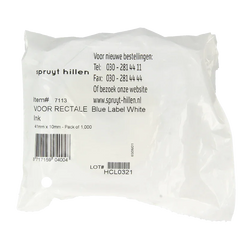 Spruyt Hillen Sticker rectale toediening 1000 Stuks