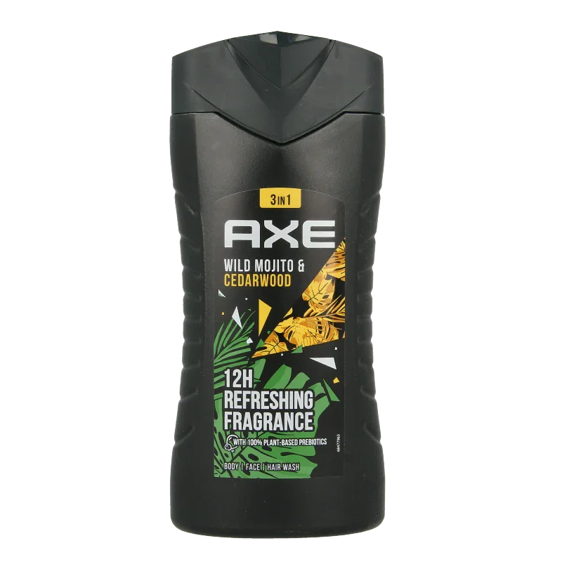 AXE Showergel wild green mojito & cederwood 250 Milliliter