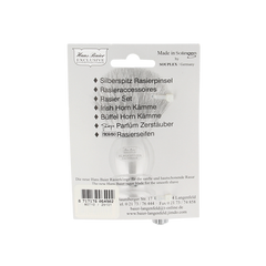 Hans Baier Veiligheidsscheermes chroom blister met 10 mesjes 1 Stuks