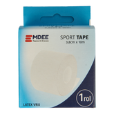 Emdee Sport tape 3.8cm x 10m wit 1 Stuks