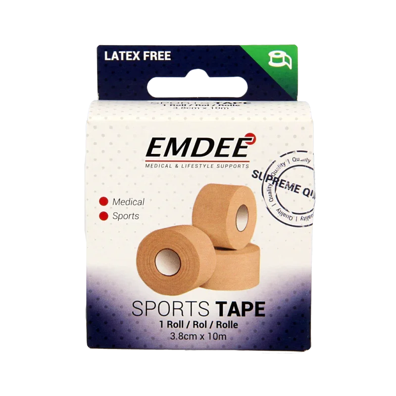 Emdee Sport tape 3.8cm x 10m huidkleur 1 Stuks