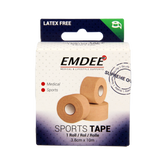 Emdee Sport tape 3.8cm x 10m huidkleur 1.00 Stuks