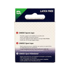 Emdee Sport tape 3.8cm x 10m huidkleur 1.00 Stuks