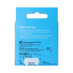 Emdee Sport tape 3.8cm x 10m huidkleur 1.00 Stuks