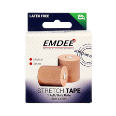 Emdee Easystretch tape 5cm x 4.5m 1 Stuks