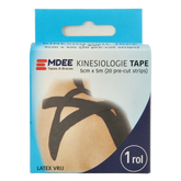 Emdee Kinesio tape zwart pre cut 1 Stuks