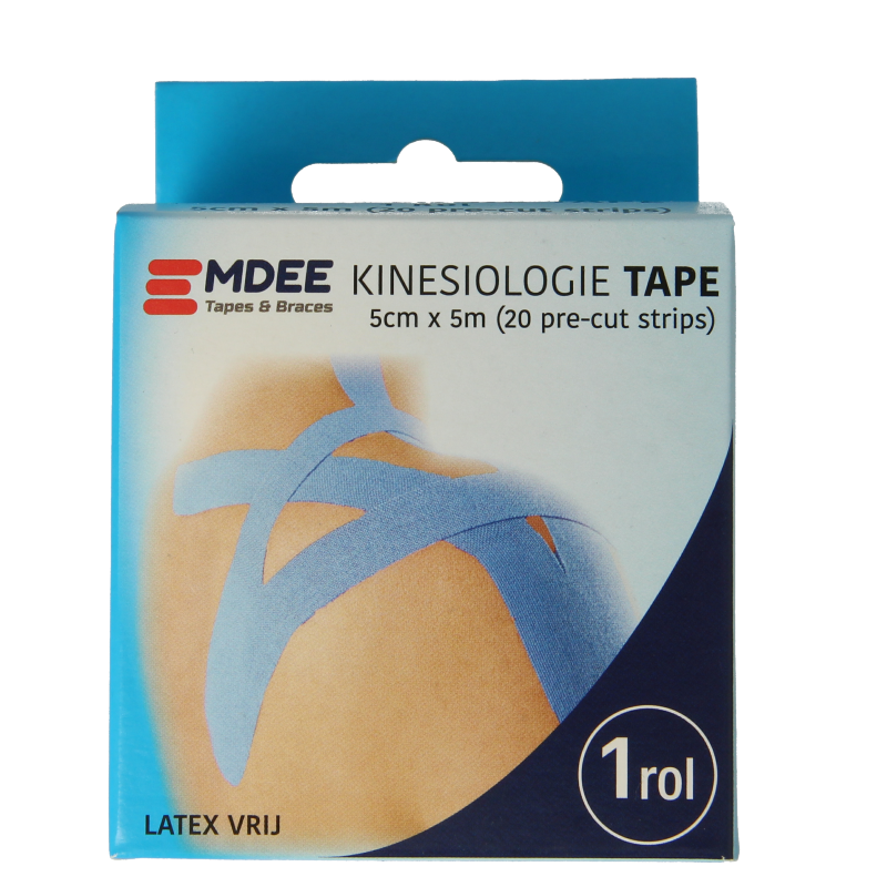 Emdee Kinesio tape blauw pre cut 1 Stuks