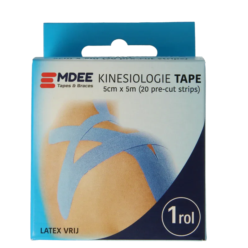 Emdee Kinesio tape blauw pre cut 1 Stuks