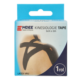Emdee Kinesio tape zwart non cut 1 Rol