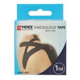 Emdee Kinesio tape zwart non cut 1 Rol