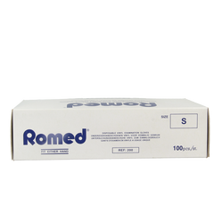 Romed Vinyl handschoen niet steriel gepoederd S 100 Stuks