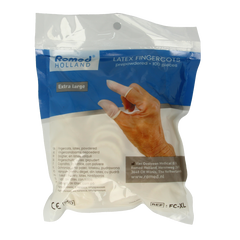 Romed Vingercondooms latex XL 100.00 Stuks