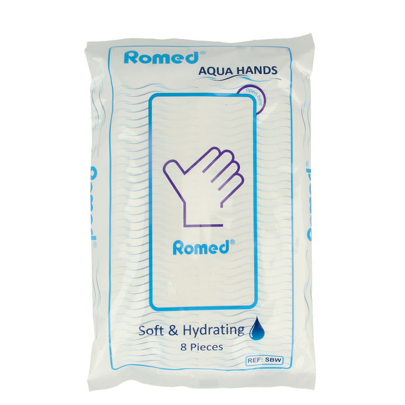 Romed Washandjes vochtig 8.00 Stuks