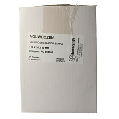 Blockland Vouwdoos blanko strip A 112 x 20 x 50mm 400 Stuks